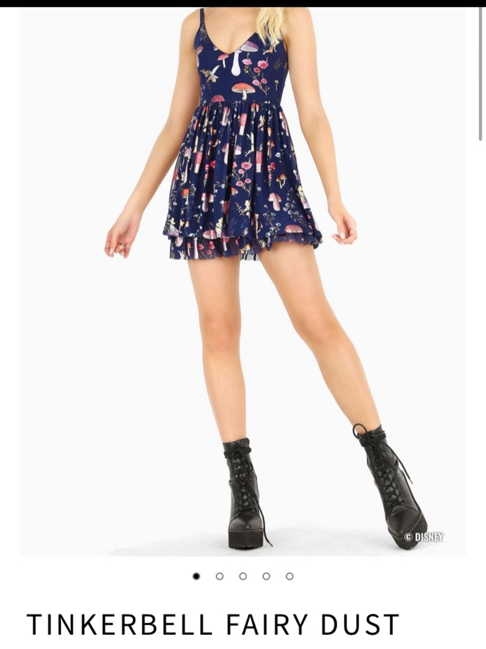 Tinkerbell fairy dust sheer tier mini